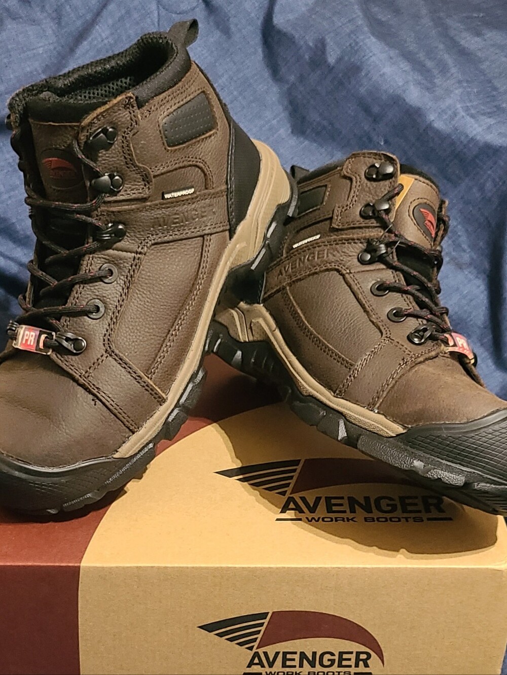Avenger Ripsaw Safety-Toe, Puncture Resistant & Waterproof Boots, New In Box!